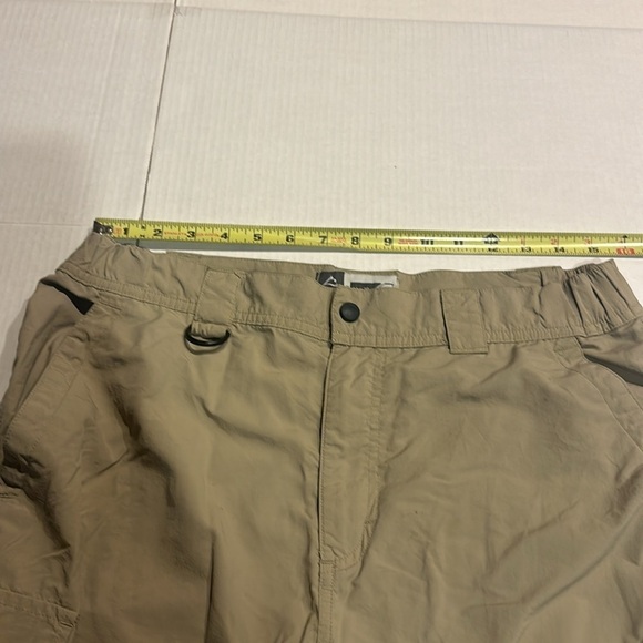Alpine Design khaki pants convert to shorts 34x30 multiple pockets zipper front - Picture 4 of 11
